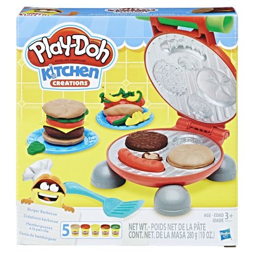 Massa de Modelar Festa do Hambúrguer - Play-Doh - Hasbro