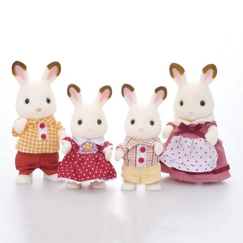 Sylvanian Families - Família dos Coelhos Chocolate - Epoch