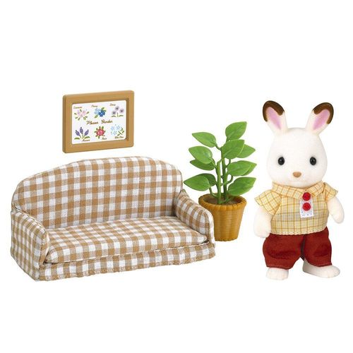 Sylvanian Families - Pai Coelho Chocolate e Sofá - Epoch