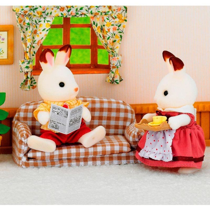 5013_Sylvanian_Families_Pai_Coelho_Chocolate_e_Sofa_Epoch_2
