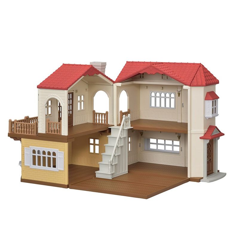 5302_Sylvanian_Families_Casa_Telhado_Vermelho_Com_Luzes_Epoch_2