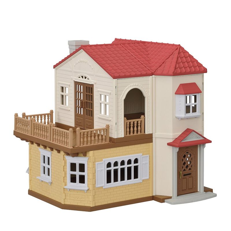 5302_Sylvanian_Families_Casa_Telhado_Vermelho_Com_Luzes_Epoch_4