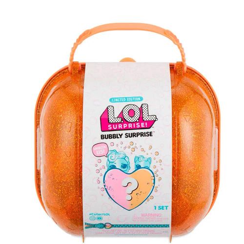 Maleta com Mini Bonecas Surpresa - LOL Surprise - Bubbly Surprise - Laranja - Candide