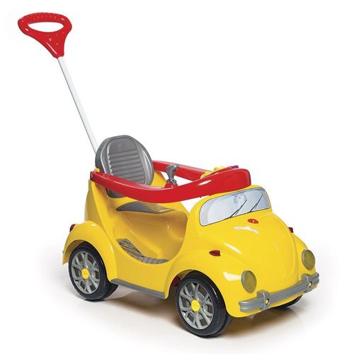 Carro a Pedal 2 em 1 - 1300 Fouks - Amarelo - Calesita