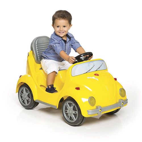 Carro a Pedal 2 em 1 - 1300 Fouks - Amarelo - Calesita