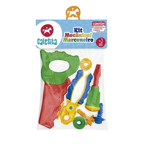 Kit Ferramentas de Brinquedo - Marceneiro - 7 peças - Calesita