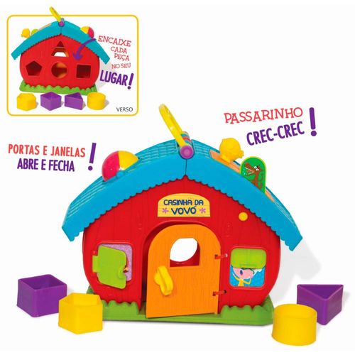 Brinquedo de Encaixar - Casinha da Vovó - Elka