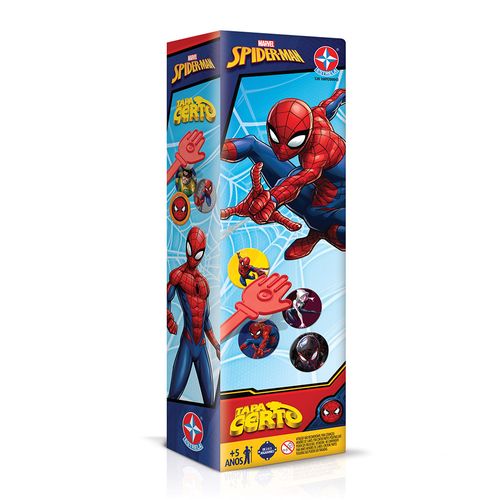 Jogo Tapa Certo - Homem-Aranha - Marvel - Estrela