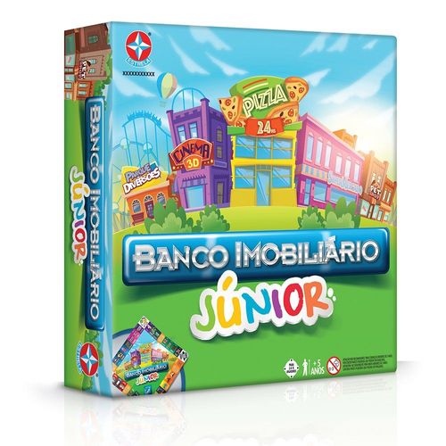 Jogo de Tabuleiro - Banco Imobiliário - Júnior - Estrela