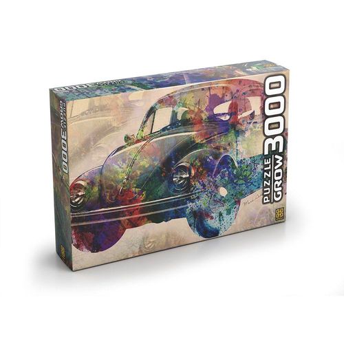 Quebra-Cabeça - Vintage Car - 3000 Peças - Grow