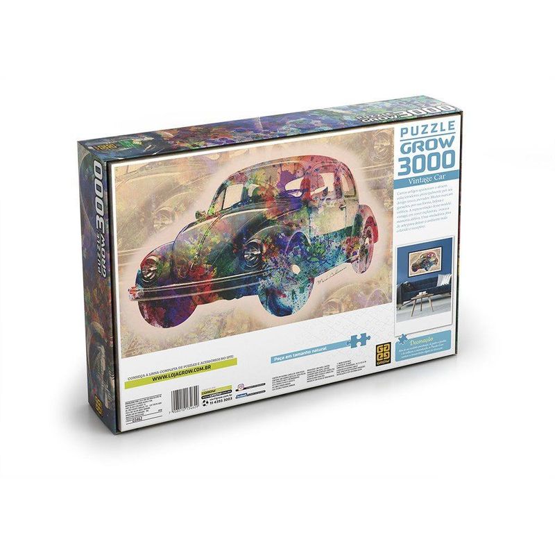 03462_Quebra-Cabeca_Vintage_Car_3000_Pecas_Grow_2