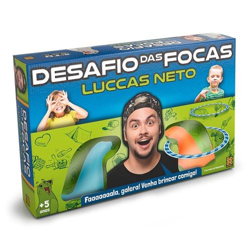 Jogo Interativo Desafio das Focas - Luccas Neto - Grow