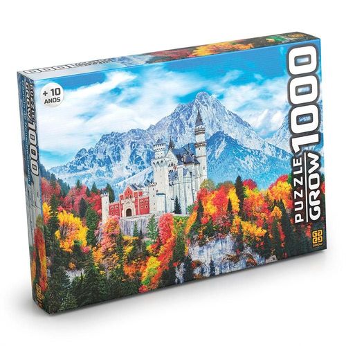 Quebra-Cabeça - Castelo de Neuschwanstein - 1000 Peças - Grow