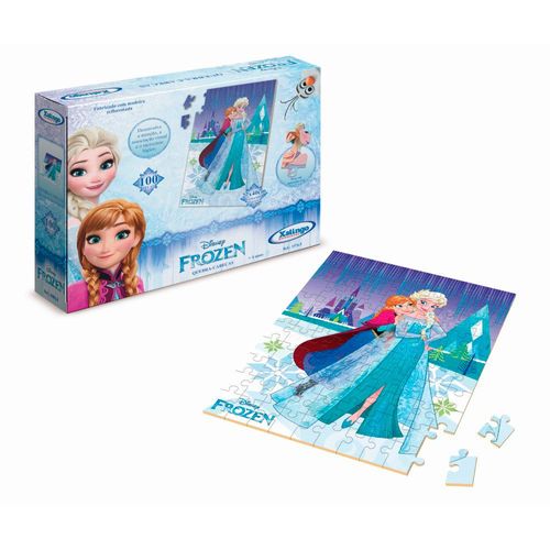 Quebra-Cabeça - Frozen - Disney - 100 peças - Xalingo