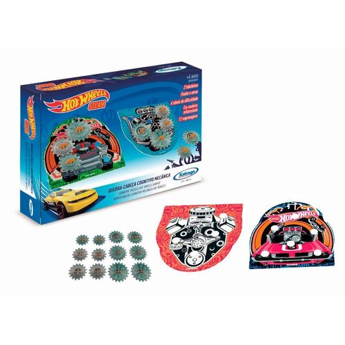 Quebra-Cabeça Cognitivo - Hot Wheels - Xalingo