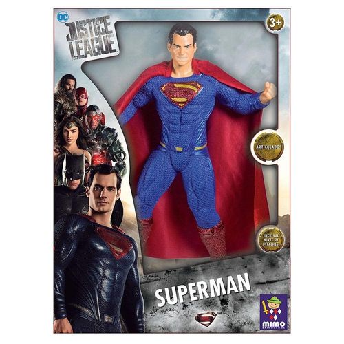 Boneco Gigante Articulado Premium - Superman - 50 cm - Mimo