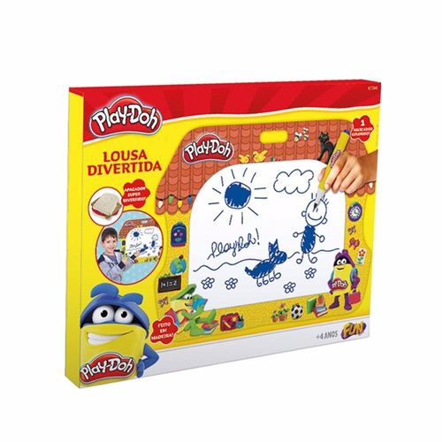 Kit de Artes - Play-Doh - Lousa Divertida - Fun