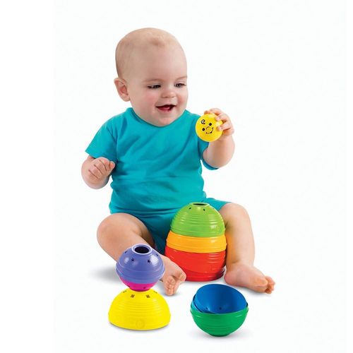 Potinhos Empilhar e Rolar - Brilliant Basics - Fisher-Price