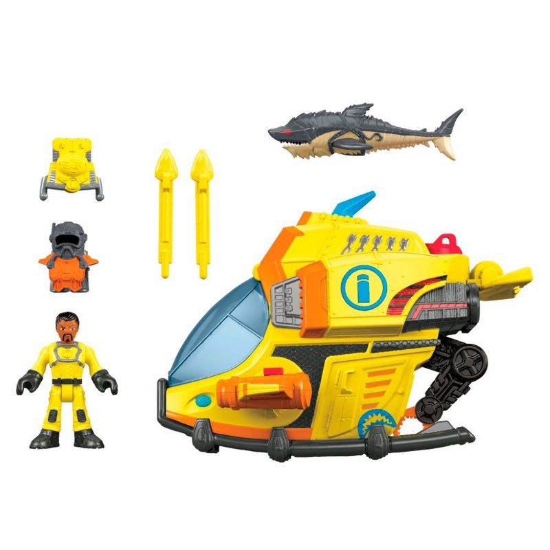 DFX95_Veiculo_com_Figura_Imaginext_Submarino_das_Profundezas_Fisher-Price_1