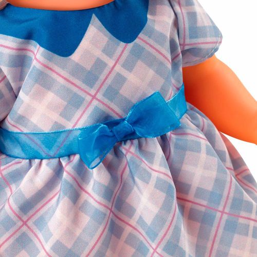 Boneca Little Mommy - Doce Bebê - Morena - Vestido Azul com Laço - Mattel