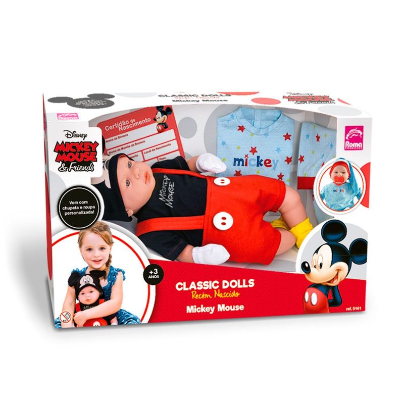 5161_Boneca_Bebe_Recem-Nascido_Mickey_Disney_Roma_4