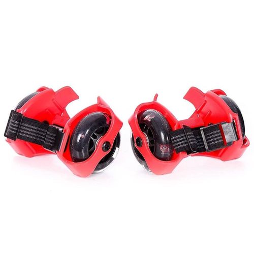 Easy Roller - Rodinhas para Tênis com Led - Adaptador de Patins - Vermelho - Easy Fun