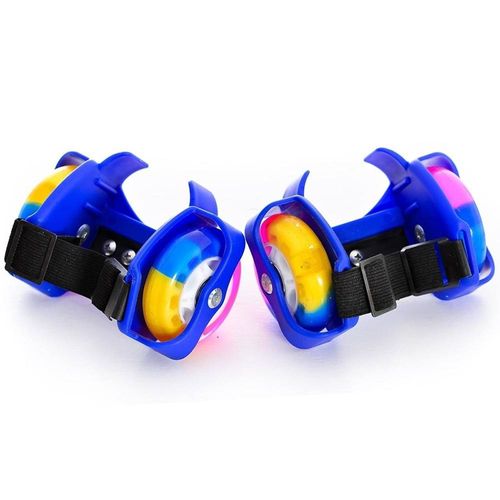 Easy Roller - Rodinhas para Tênis com Led - Adaptador de Patins - Azul - Easy Fun