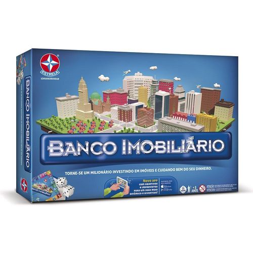 Jogo Banco Imobiliário - 2018 - Estrela