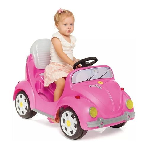 Carro a Pedal 2 em 1 - 1300 Fouks - Rosa - Calesita