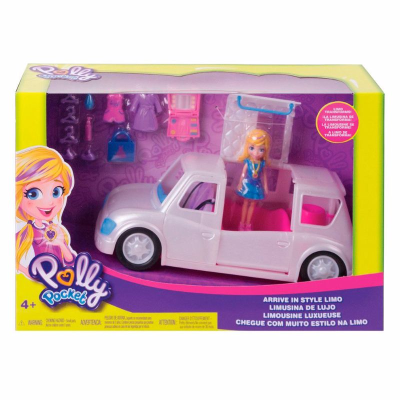 GDM19_Mini_Boneca_Polly_Pocket_Polly_com_Veiculo_Limousine_Fashion_Mattel_6