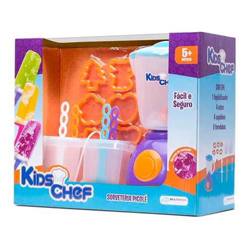 Sorveteria e Picoleteria com Acessórios - Kids Chef - Multikids