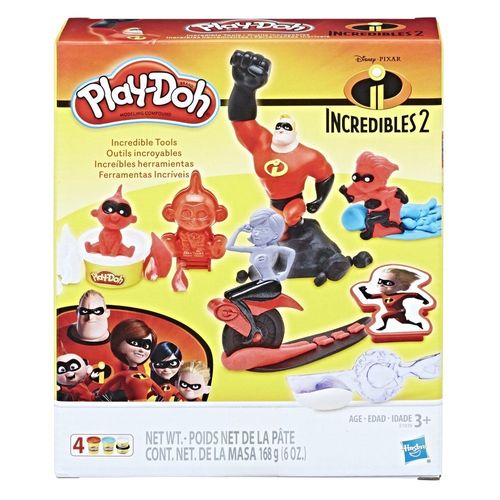 Massa de Modelar Play-Doh - Os Incríveis - Ferramentas Incríveis - Hasbro