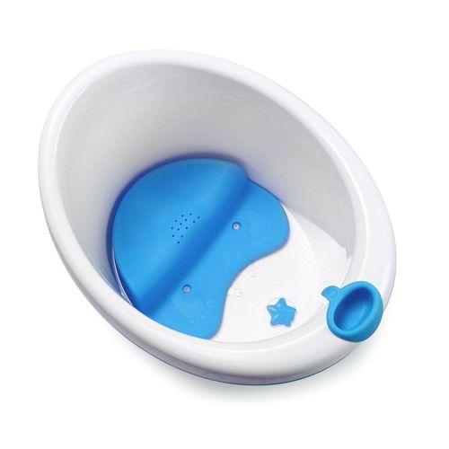 Banheira com Assento para Bebê - Bubbles Ofurô - Azul - Safety 1st