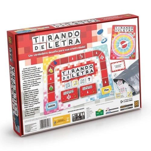 Jogo de Tabuleiro - Tirando de Letra - Grow