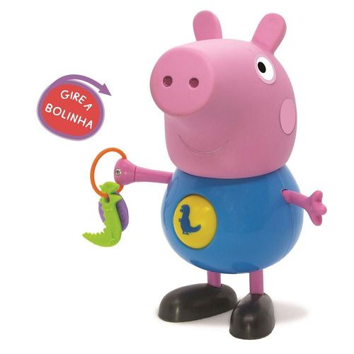Boneco George com Atividades - 22 cm - Peppa Pig - Elka