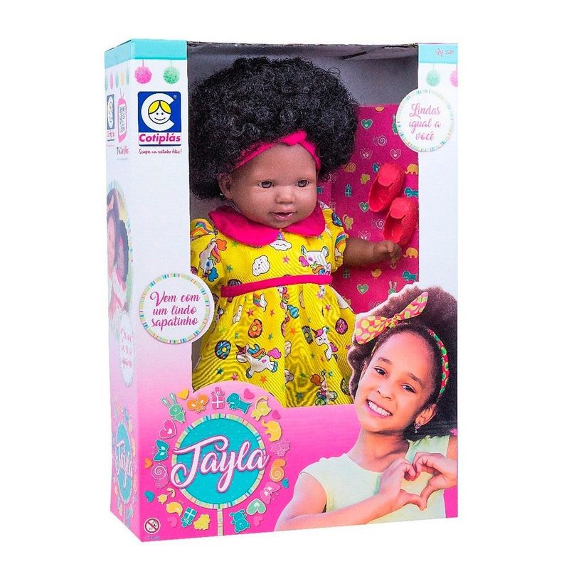 2281_Boneca_Bebe_Negra_Tayla_Vestido_Amarelo_Cotiplas_2
