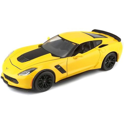 Miniatura Colecionável Special Edition - 1:24 - 2015 Corvette Z06 - Amarelo - Maisto