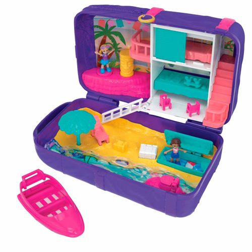 Polly Pocket Lugares Escondidos - Mochila de Praia - Mattel