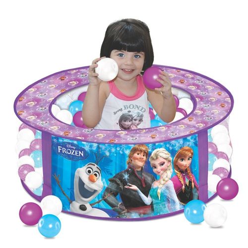 Piscina de Bolinhas Infantil com 100 Bolinhas - Frozen - Disney - Líder