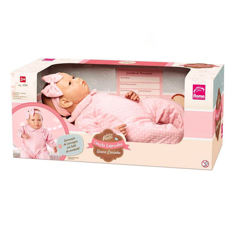 5084_Boneca_Bebe_Real_Quero_Carinho_Colecao_Expressoes_Roma_2