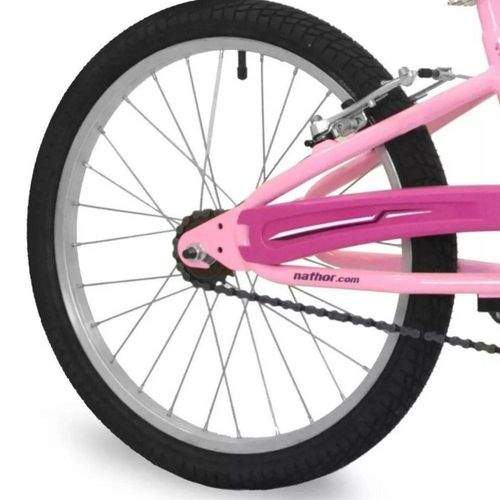 Bicicleta Infantil Aro 20 - Bella - Rosa - Nathor