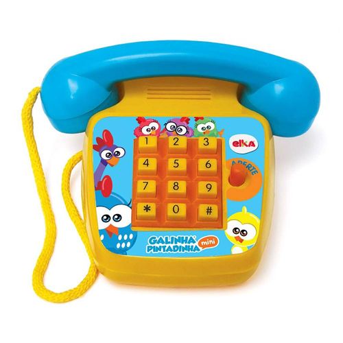 Brinquedo Musical - Telefone Sonoro - Galinha Pintadinha - Elka