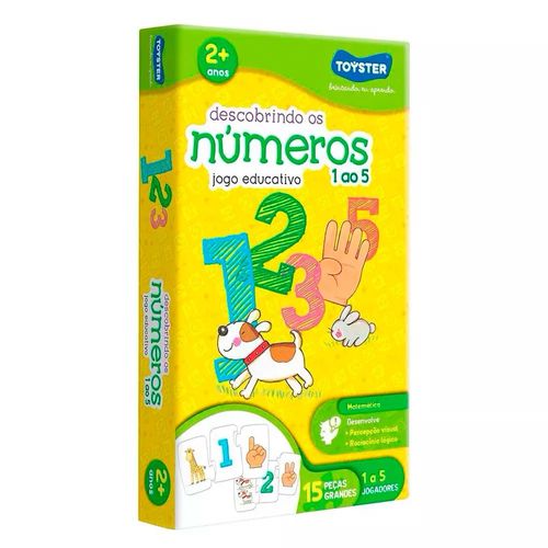 Jogo Pedagógico - Descobrindo os Números - Toyster