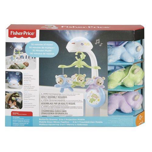 Móbile Musical com Luzes - Ursinhos Fofinhos 3 em 1 - Fisher-Price