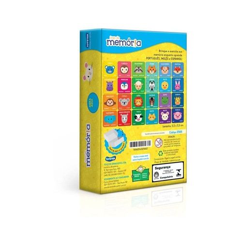 Jogo de Memória - Idiomas - Toyster
