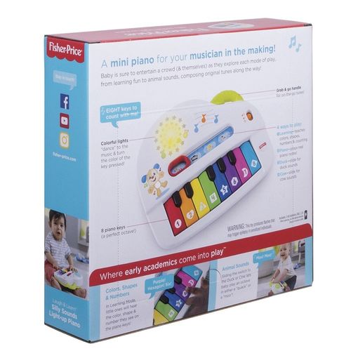 Brinquedo Musical - Piano Cachorrinho - Aprender e Brincar - Fisher-Price