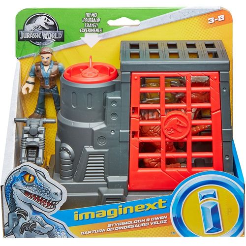 Figura Imaginext - Captura do Dinossauro Veloz - Jurassic World - Fisher-Price