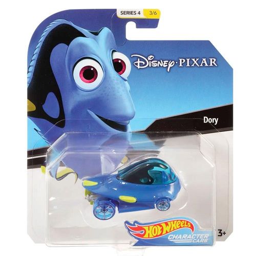 Carrinho Hot Wheels 1:64 - Dory - Procurando Nemo - Disney Personagens - Mattel