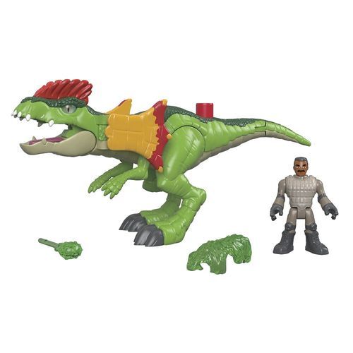 Figura Imaginext - Dilofossauro - Jurassic World - Fisher-Price