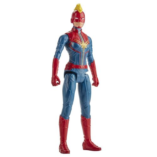 Figura Básica - Capitã Marvel - 30 cm -  Titan Hero - Vingadores - Marvel - Hasbro